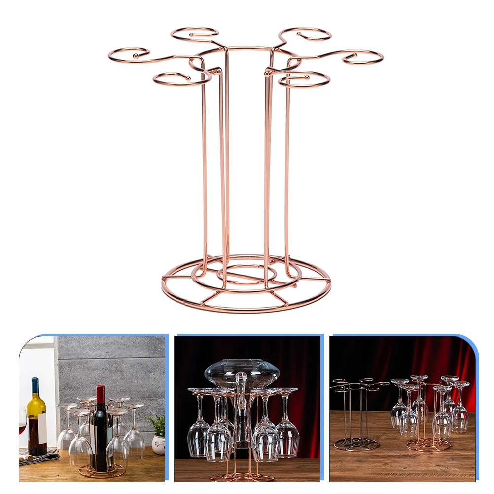 Glass Rack Desktop St Hanging Goblet Holder Teacup Saucer Rose Gold Iron Stemware ganizer Bar Storage Shelf Kitchen Helper
Glass Rack Desktop St Hanging Goblet Holder Teacup Saucer Rose Gold Iron Stemware ganizer Bar Storage Shelf Kitchen Helper