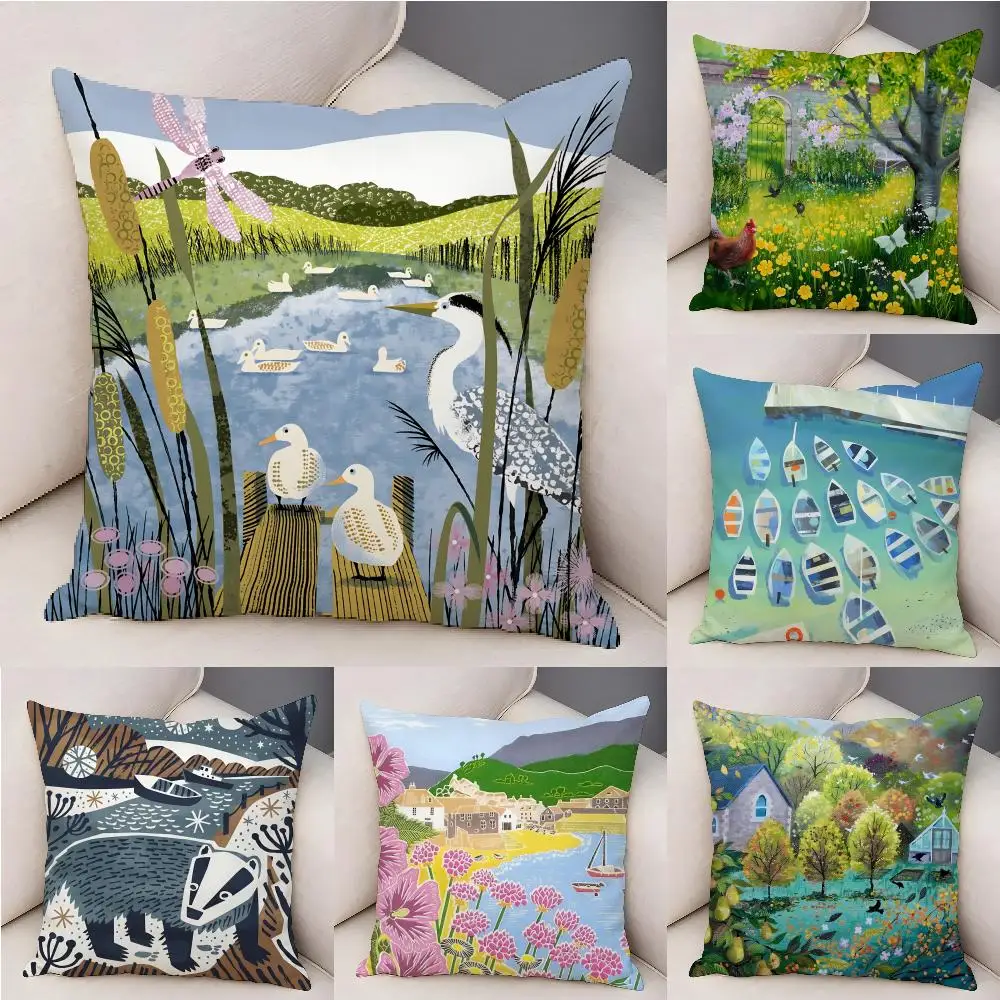 Springtime Rural Plants Wildflower Cushion Cover Natural Linen Organic Fabric Double-Sided Printing Breathable For Decor
Springtime Rural Plants Wildflower Cushion Cover Natural Linen Organic Fabric Double-Sided Printing Breathable For Decor
