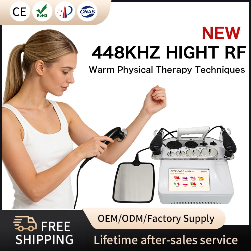 Portable 448K RET CET Heat Therapy Body Shaping Machine Relieves Pain Tightens Skin Enhances Skin Vitality With High Energy
Portable 448K RET CET Heat Therapy Body Shaping Machine Relieves Pain Tightens Skin Enhances Skin Vitality With High Energy