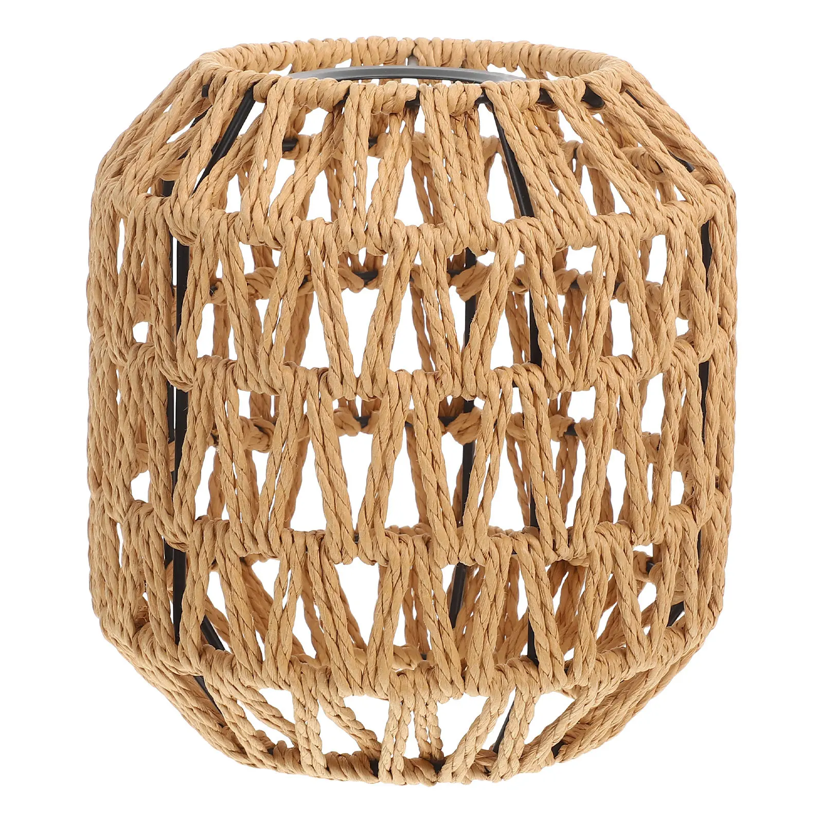 Iron Woven Lampshade Paper Rope Rustic Pendant Light Cover Decorative Ceiling Hanging Lamp Shade for Home Woven Lamp Shade
Iron Woven Lampshade Paper Rope Rustic Pendant Light Cover Decorative Ceiling Hanging Lamp Shade for Home Woven Lamp Shade