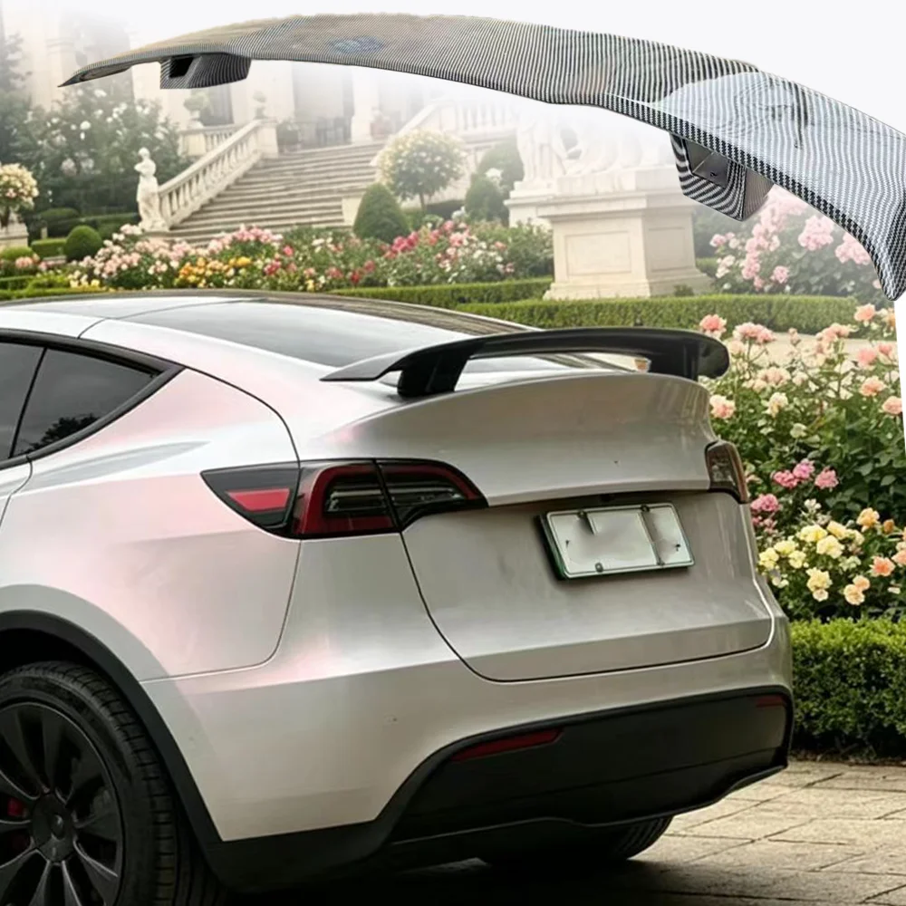 Suitable for Tesla 2020-2025 Y-shaped rear trunk lip shaped rear spoiler high-quality carbon fiber MK style body kit tail wing
Suitable for Tesla 2020-2025 Y-shaped rear trunk lip shaped rear spoiler high-quality carbon fiber MK style body kit tail wing