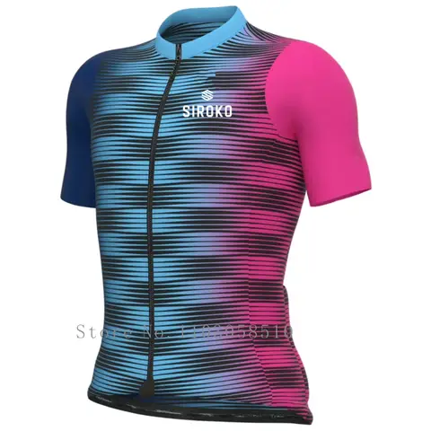 Siroko Summer Men's Cycling Short Sleeve Jerseys Camisa Ciclismos Masculino MTB Road Bike Team Casual Clothes Maillot Shirts New