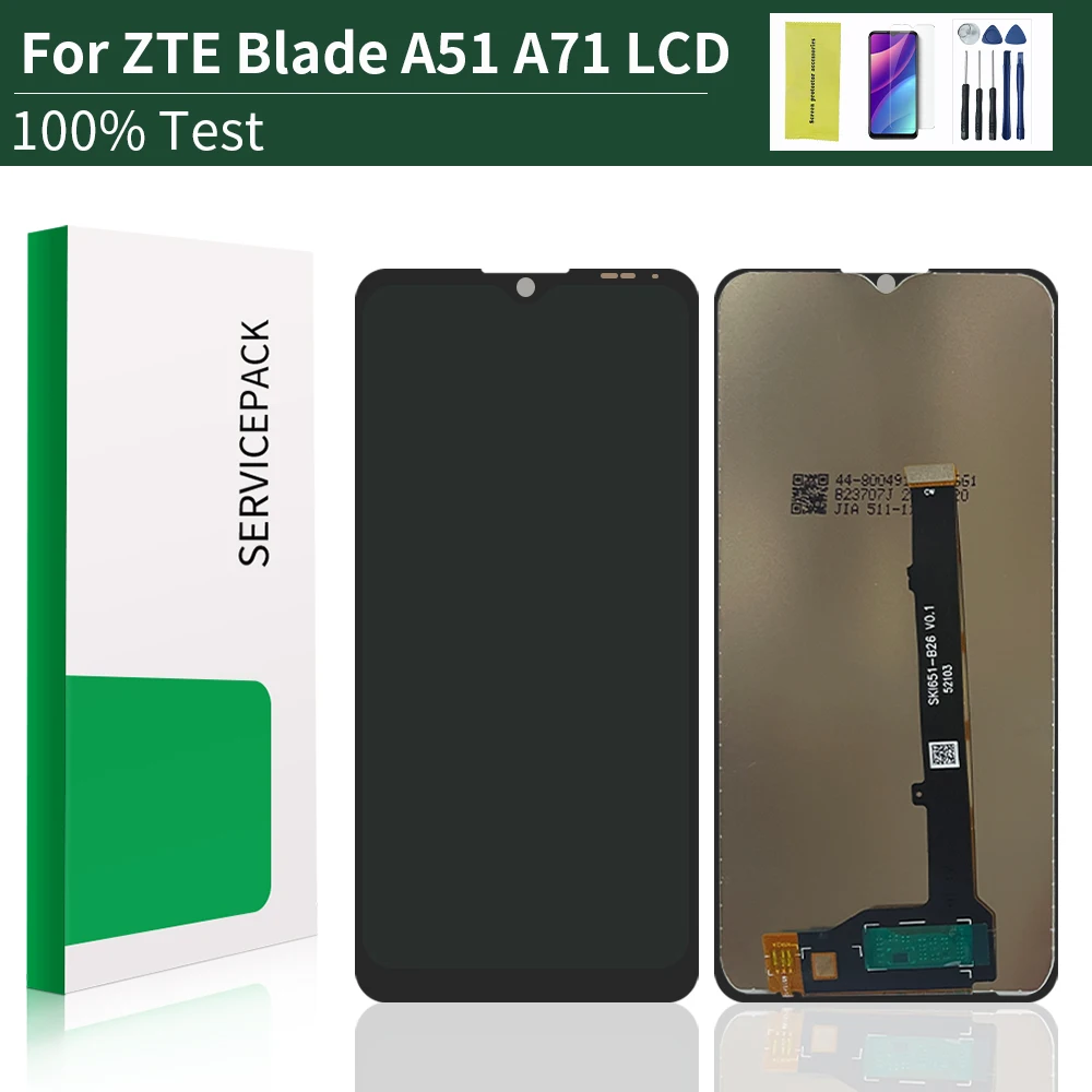 6,52 ''Оригинальный ЖК-экран для ZTE Blade A51 A71 A7 2021, сменный дисплей, сенсорный экран, дигитайзер, ремонт
6,52 ''Оригинальный ЖК-экран для ZTE Blade A51 A71 A7 2021, сменный дисплей, сенсорный экран, дигитайзер, ремонт