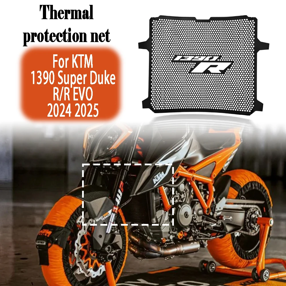 For KTM 1390 Super Duke R Duke R Evo 2024 2025 Radiators, water tanks, protection nets, motorcycle cooling nets, cooling grilles
For KTM 1390 Super Duke R Duke R Evo 2024 2025 Radiators, water tanks, protection nets, motorcycle cooling nets, cooling grilles