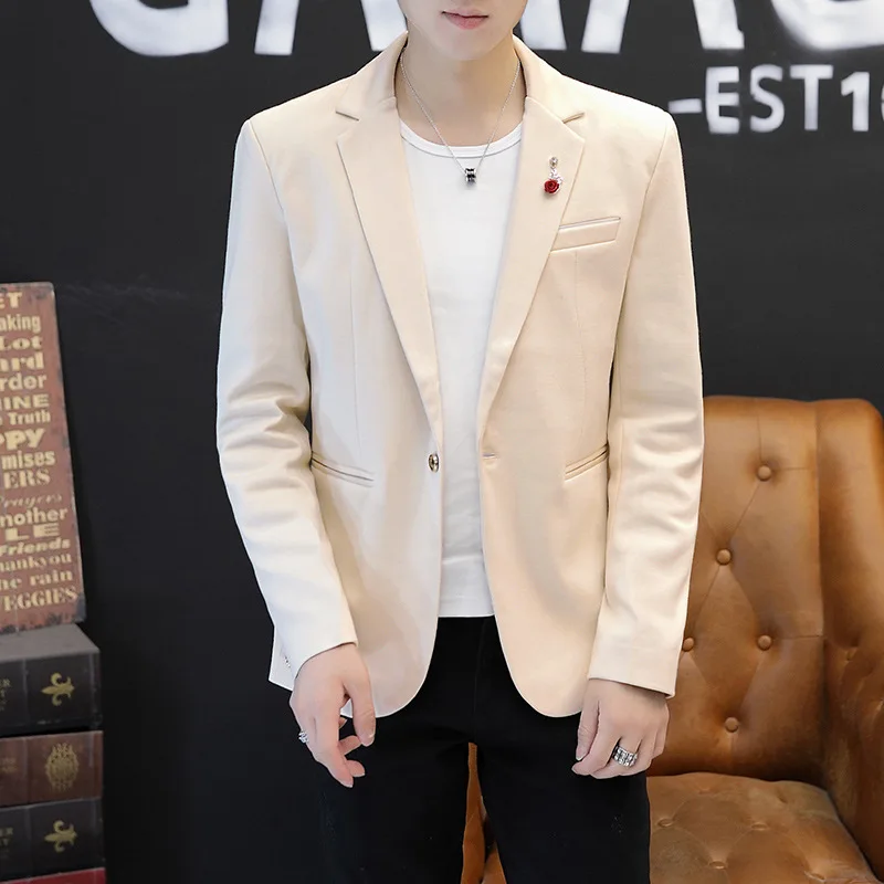 HOO 2024Men's Autumn New Pure Color Long Sleeve blazer Slim Youth Business Casual blazers
HOO 2024Men's Autumn New Pure Color Long Sleeve blazer Slim Youth Business Casual blazers