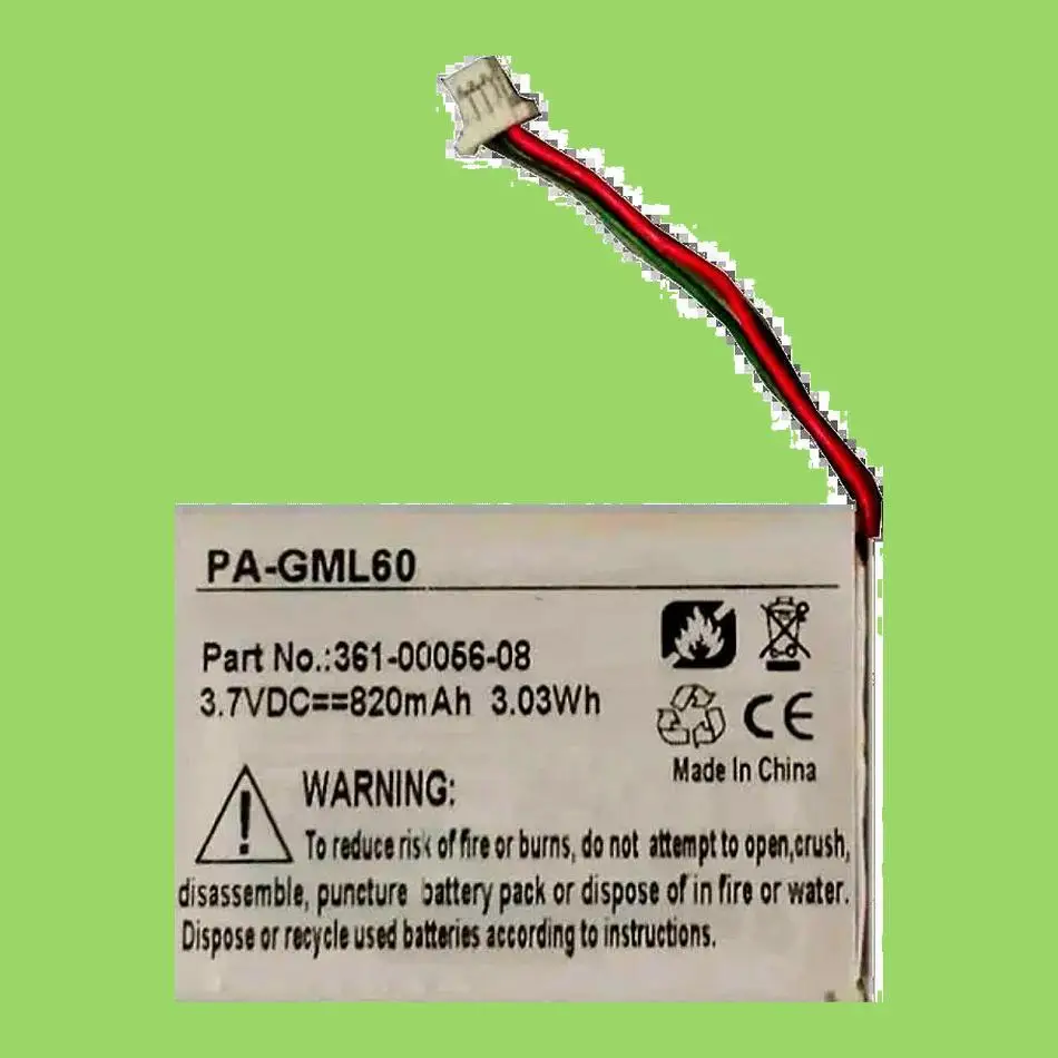 Car Navigation System Battery For Garmin Drivesmart 5 55 65 Drive 60LM Gps 3-Wire Plug 820Mah Lightweight Durable 361-00056-08
Car Navigation System Battery For Garmin Drivesmart 5 55 65 Drive 60LM Gps 3-Wire Plug 820Mah Lightweight Durable 361-00056-08