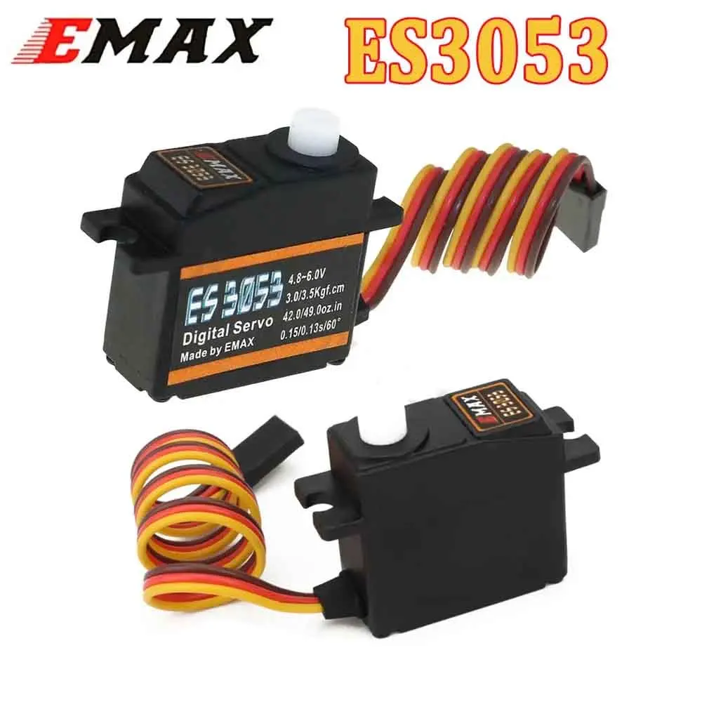 EMAX ES3053 17g 3.5kg 0.13sec 23T Plastic Gear Digital Servo For RC Airplane ES3153 Upgrade Version
EMAX ES3053 17g 3.5kg 0.13sec 23T Plastic Gear Digital Servo For RC Airplane ES3153 Upgrade Version