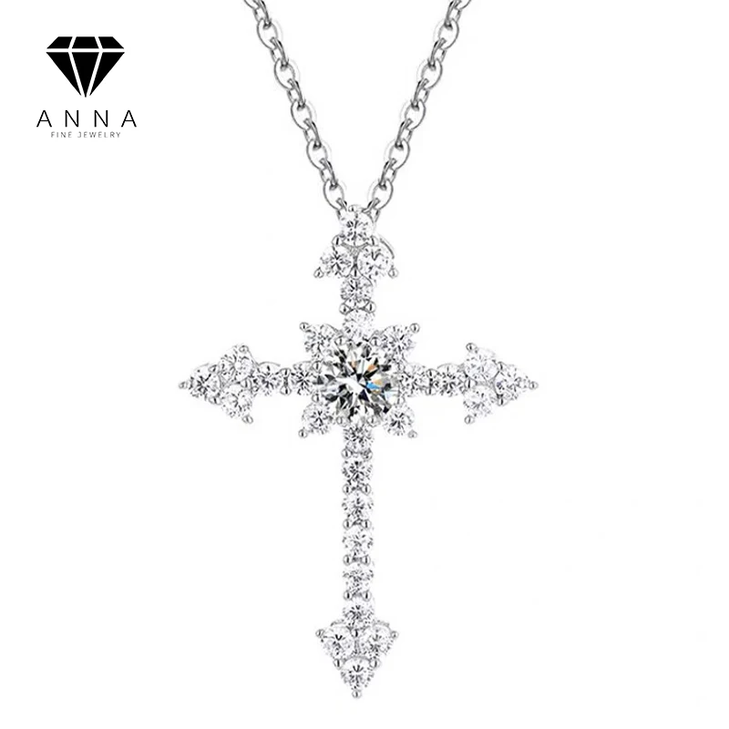 2023 Classic D Color Moissanite Diamond Cross Pendant Necklace For Women Men 100% 925 Sterling Silver Wedding Party Fine Jewelry
2023 Classic D Color Moissanite Diamond Cross Pendant Necklace For Women Men 100% 925 Sterling Silver Wedding Party Fine Jewelry