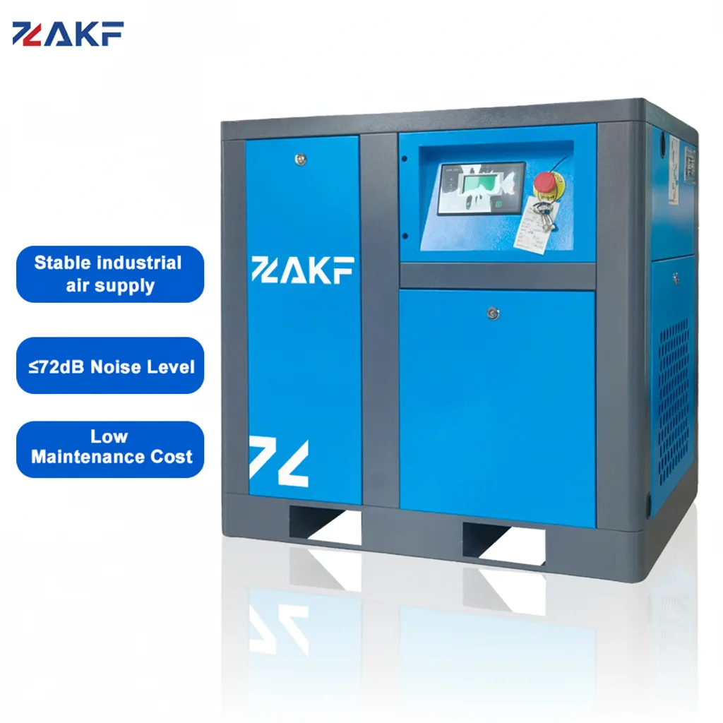 ZAKF CE Certified IP54 380V/50HZ Rotary Screw Air Compressor 8Bar 7.5KW 10HP Fixed Speed Oil Injected Air Compressor
ZAKF CE Certified IP54 380V/50HZ Rotary Screw Air Compressor 8Bar 7.5KW 10HP Fixed Speed Oil Injected Air Compressor
