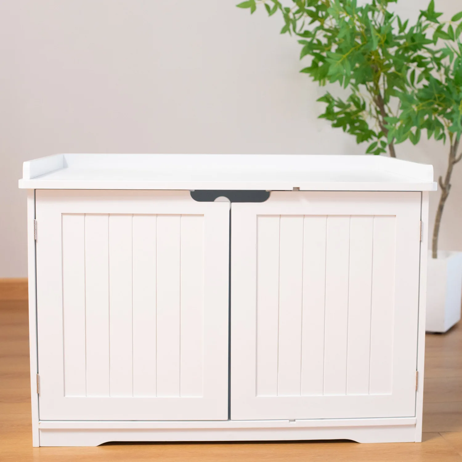 Hidden litter box furniture cabinet, cat room side table, large pet bedside table, indoor kennel (white)
Hidden litter box furniture cabinet, cat room side table, large pet bedside table, indoor kennel (white)