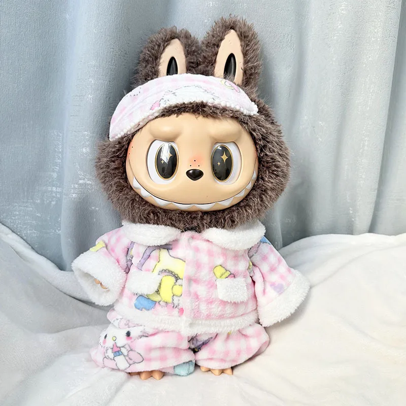58cm Doll Clothes Compatible with Labubu ZIMOMO Vinyl Plush Doll Pajamas Set Cute Soft Baby Doll Outfit Accessories
58cm Doll Clothes Compatible with Labubu ZIMOMO Vinyl Plush Doll Pajamas Set Cute Soft Baby Doll Outfit Accessories