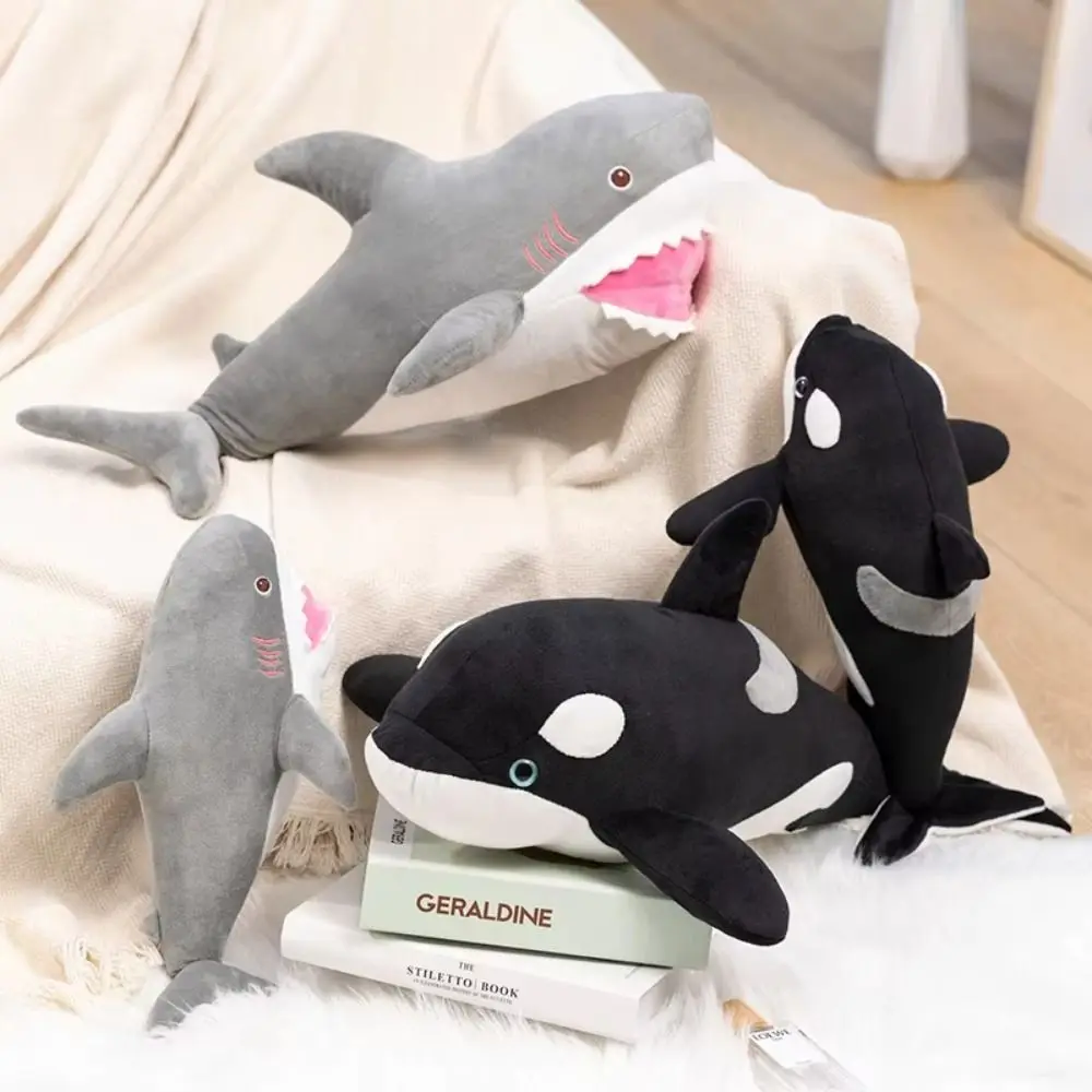 Animal Cartoon Simulated Killer whale Dolls PP Cotton Funny Great White Shark Plush Toys Kawaii 40cm Animals Plush Pillow
Animal Cartoon Simulated Killer whale Dolls PP Cotton Funny Great White Shark Plush Toys Kawaii 40cm Animals Plush Pillow