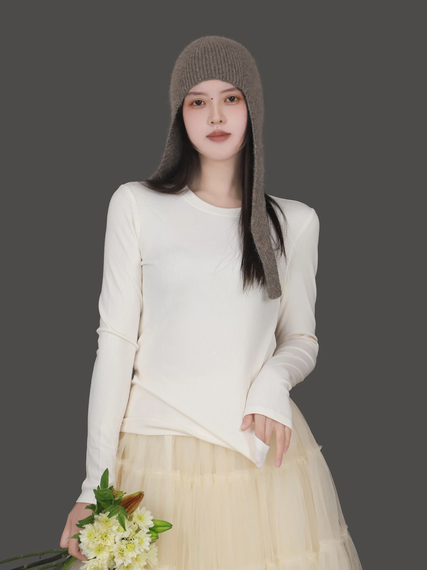 TEATREE Soft Long Sve Fce Lined Casual round Ne Silk Base irt Women Color Slim Fit Turn down Collar Inner Wear
TEATREE Soft Long Sve Fce Lined Casual round Ne Silk Base irt Women Color Slim Fit Turn down Collar Inner Wear