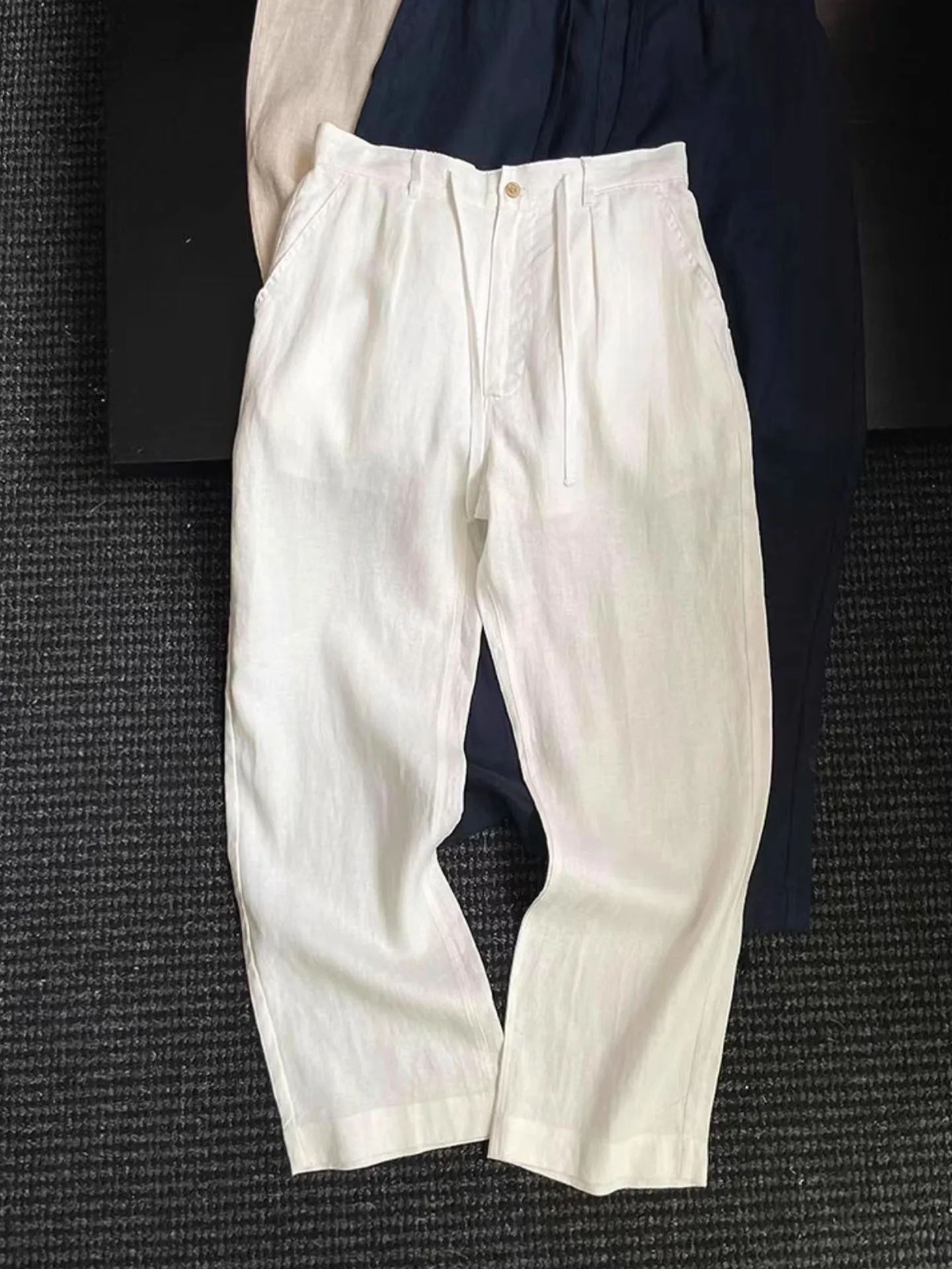 Мужские летние легкие дышащие льняные повседневные брюки Cleanfit, прямые драпированные хлопковые и льняные длинные брюки, модные Ur...
Мужские летние легкие дышащие льняные повседневные брюки Cleanfit, прямые драпированные хлопковые и льняные длинные брюки, модные Ur...