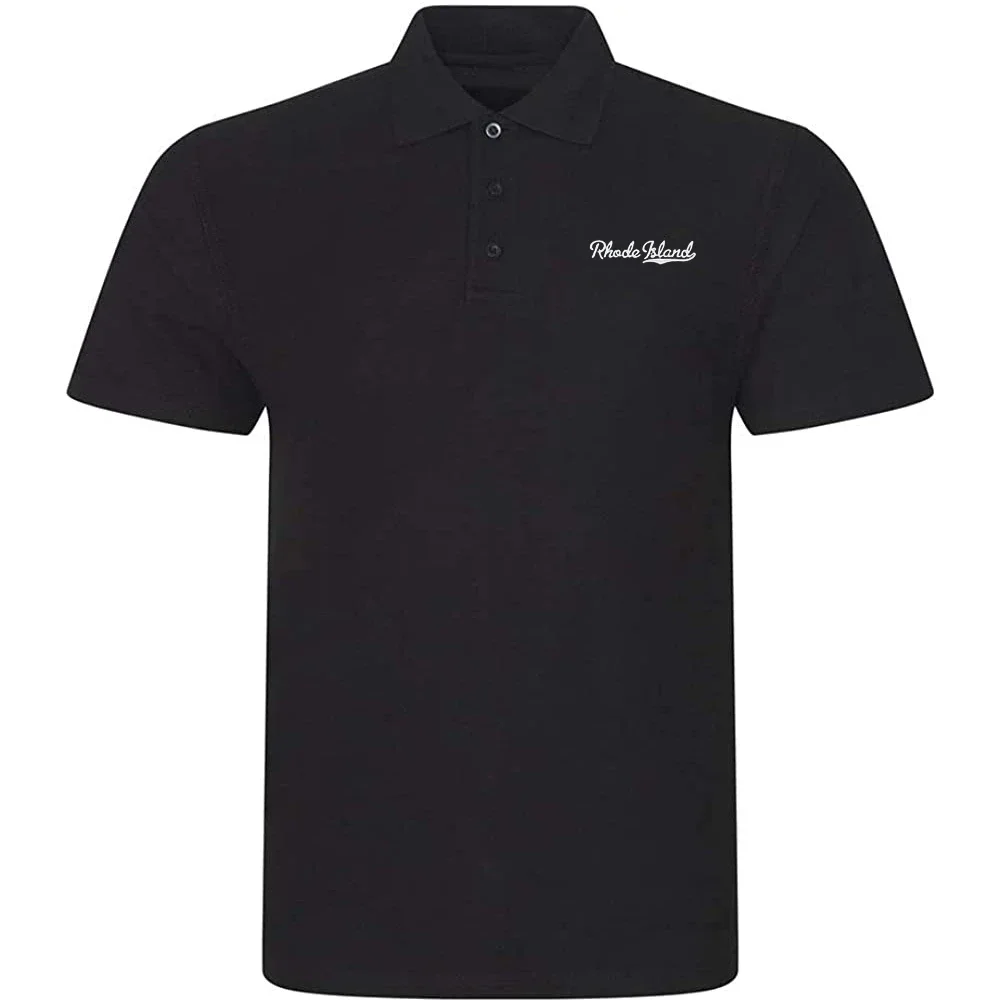 Lyprerazy Men's Casual Polo Shirt Rhode Island - RI Embroidered Short Sleeve Golf Polo-Shirt
Lyprerazy Men's Casual Polo Shirt Rhode Island - RI Embroidered Short Sleeve Golf Polo-Shirt