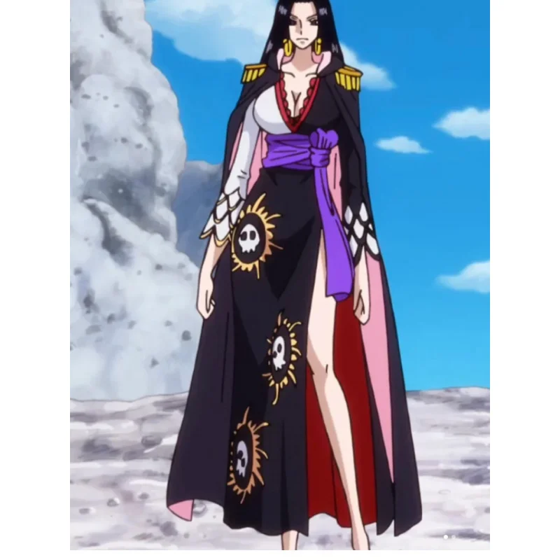 Empress Hancockone pieceOne Piece Snake PrincesscosClothing Black Cloak Character Men's and Women's Suit
Empress Hancockone pieceOne Piece Snake PrincesscosClothing Black Cloak Character Men's and Women's Suit