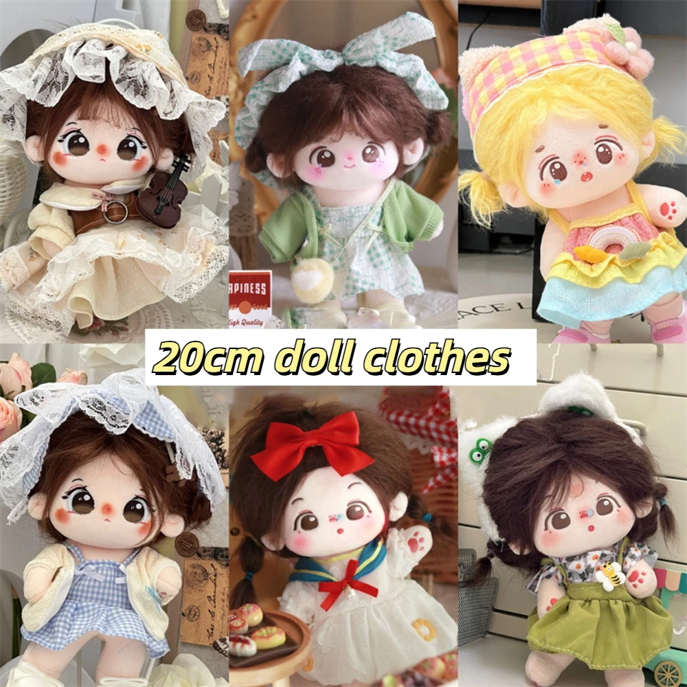20cm Cotton Doll Clothing Set Plush Toy Doll Clothes Accessories Princess Dress Lolita Outfit Boys and Girls Changing Clothes
20cm Cotton Doll Clothing Set Plush Toy Doll Clothes Accessories Princess Dress Lolita Outfit Boys and Girls Changing Clothes