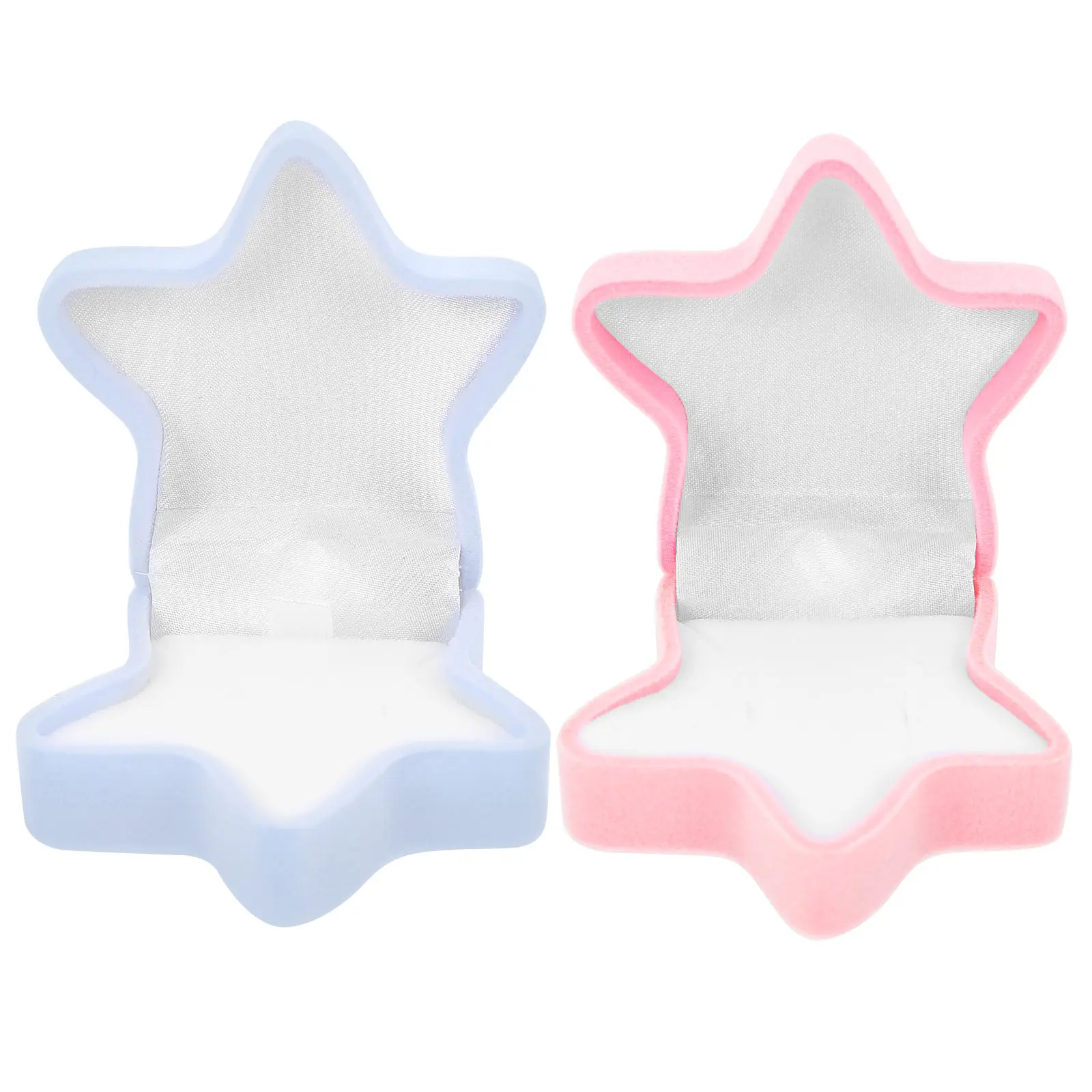 2Pcs Star Shape Jewelry Box Ring Organizer Display Case with Soft Pillow for Rings Necklaces Bracelets Gift Packaging Storage
2Pcs Star Shape Jewelry Box Ring Organizer Display Case with Soft Pillow for Rings Necklaces Bracelets Gift Packaging Storage