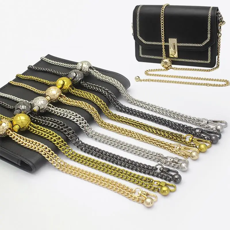 120cm Metal Aluminum Bag Chain Beaded Hand-Woven Shoulder Handbag DIY Handmade Detachable Straps Replacement Bag accessories
120cm Metal Aluminum Bag Chain Beaded Hand-Woven Shoulder Handbag DIY Handmade Detachable Straps Replacement Bag accessories