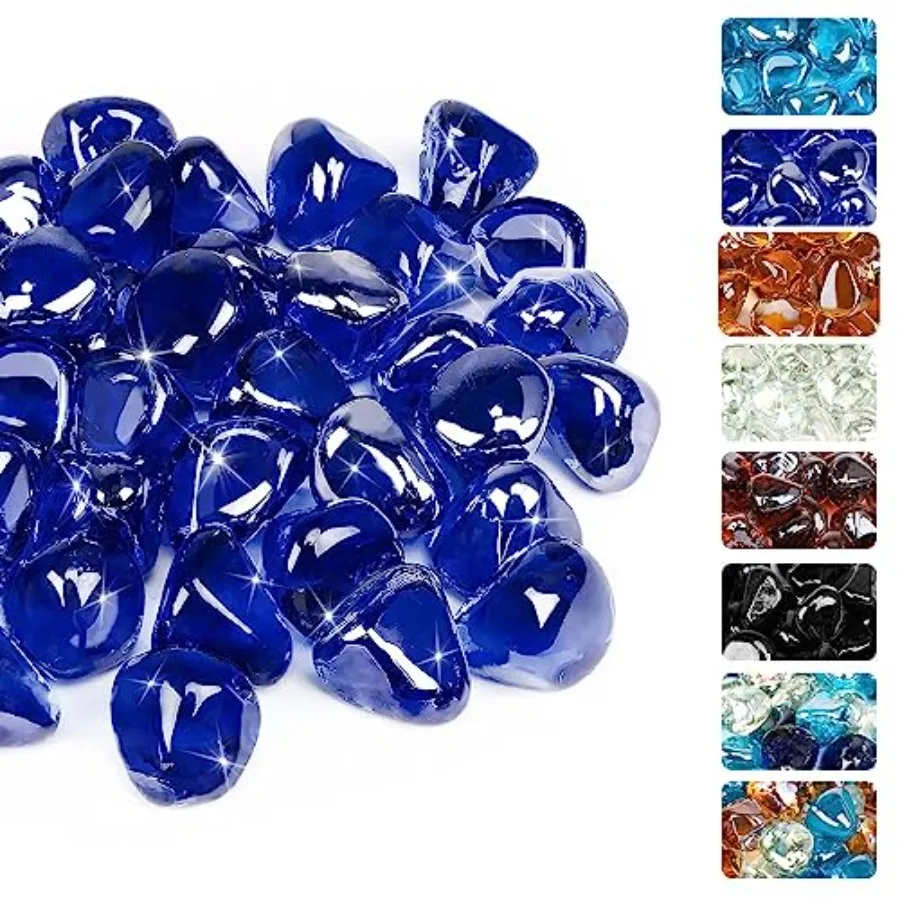 GRISUN Fire Glass Diamonds for Fire Pit, 1 Inch High Luster Reflective Tempered Glass Rocks for Natural or Propane Fireplace, S
GRISUN Fire Glass Diamonds for Fire Pit, 1 Inch High Luster Reflective Tempered Glass Rocks for Natural or Propane Fireplace, S
