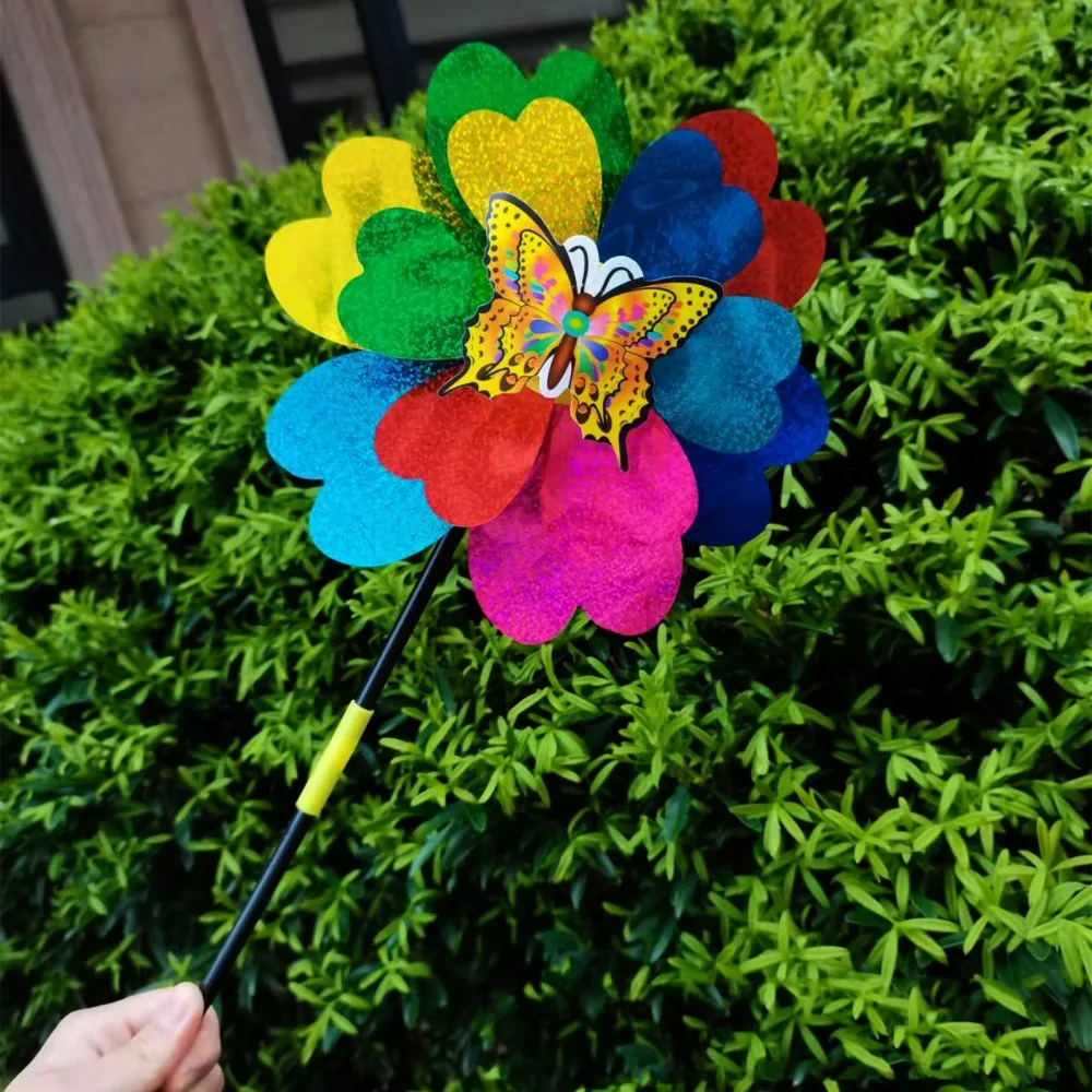 Multistyles Sparkly Insect Windmill Double Layered Cartoon Rotating Wind Spinner Colorful Traditional Standing Lawn Flower
Multistyles Sparkly Insect Windmill Double Layered Cartoon Rotating Wind Spinner Colorful Traditional Standing Lawn Flower