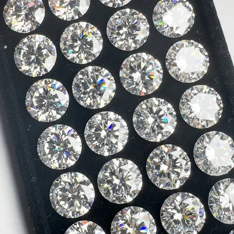 Moissanite Stone With GRA Certificate D Color Round Cut 0.1-10.0ct Gemstones Pass Diamond Tester Wholesale Prices
Moissanite Stone With GRA Certificate D Color Round Cut 0.1-10.0ct Gemstones Pass Diamond Tester Wholesale Prices