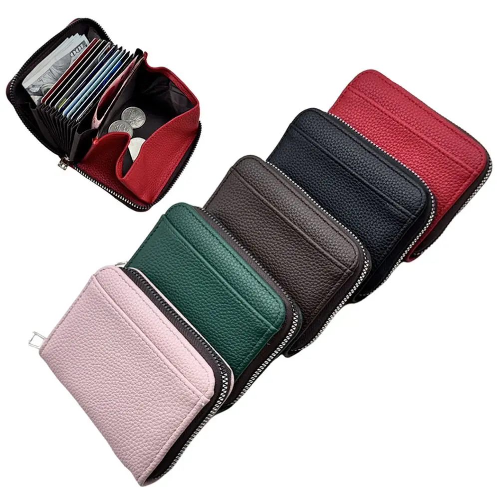PU Leather Women's Wallet Solid Color Anti-theft Credit Cards Holder Multi-Cards Slot Portable Mini Coin Pocket Business
PU Leather Women's Wallet Solid Color Anti-theft Credit Cards Holder Multi-Cards Slot Portable Mini Coin Pocket Business