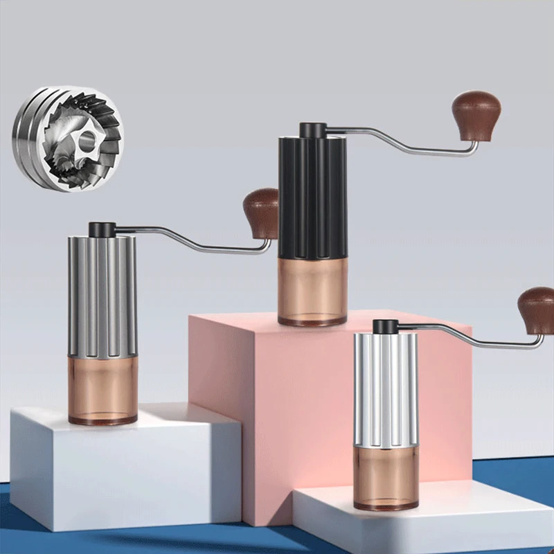 Manual Coffee Grinder Portable Hand Crank Coffee Bean Grinders 12 Adjustable Stainless Steel Burr Mill for Espresso Gift
Manual Coffee Grinder Portable Hand Crank Coffee Bean Grinders 12 Adjustable Stainless Steel Burr Mill for Espresso Gift