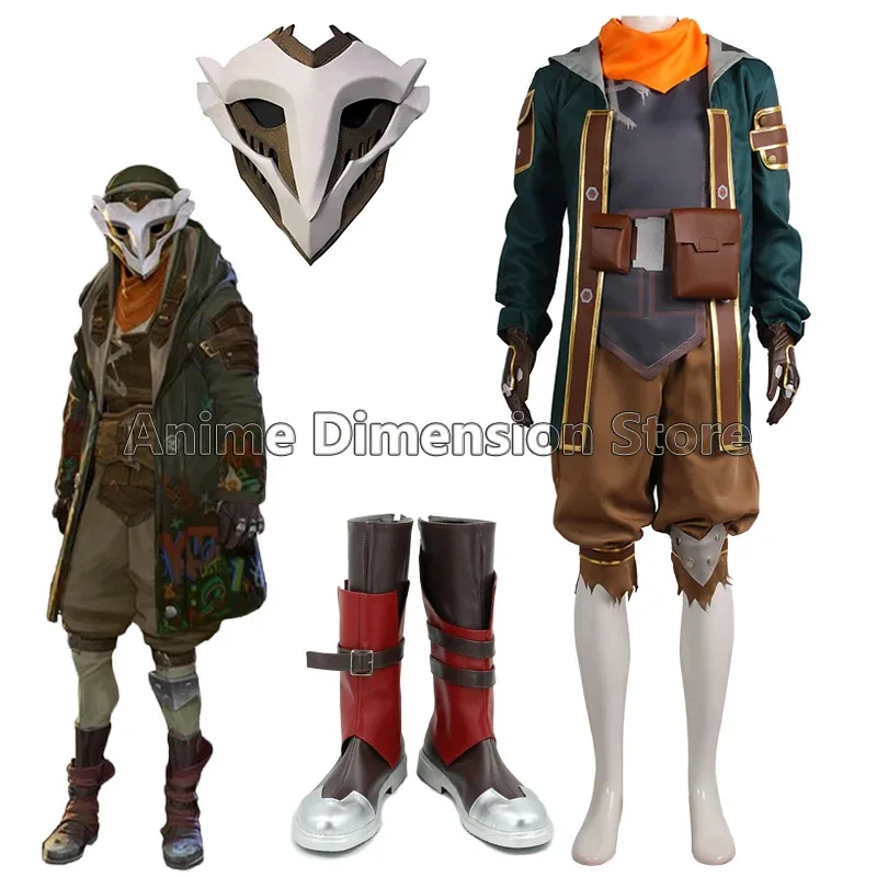 Arcane Ekko Cosplay Costume The Boy Who Shattered Time Game Uniform Shoe Outfits Halloween Carnival Suit For Man
Arcane Ekko Cosplay Costume The Boy Who Shattered Time Game Uniform Shoe Outfits Halloween Carnival Suit For Man