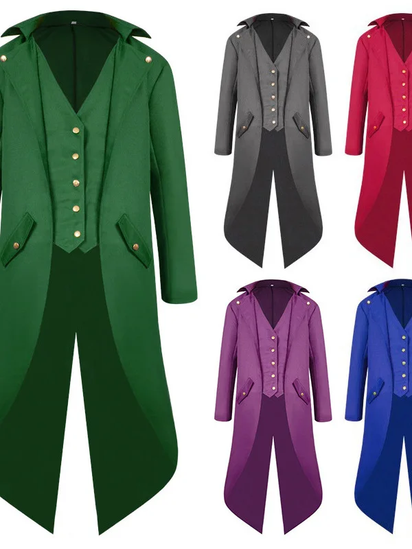 Red Retro Tailcoat Halloween Stage Costume Men's New 2026 Mid-century Formal Performance Gown Bamboo Charcoal Fiber Long Sleeve
Red Retro Tailcoat Halloween Stage Costume Men's New 2026 Mid-century Formal Performance Gown Bamboo Charcoal Fiber Long Sleeve