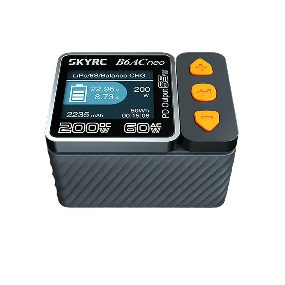 New SkyRC B6ACneo Smart Charger DC 200W AC 60W Battery Balance Charger B6AC neo SK-100200 Upgraded for b6ac v2
New SkyRC B6ACneo Smart Charger DC 200W AC 60W Battery Balance Charger B6AC neo SK-100200 Upgraded for b6ac v2