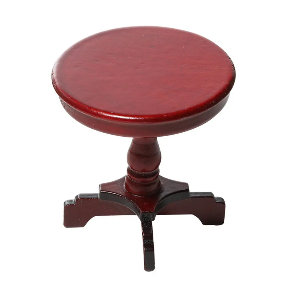 1Pcs Mini Furniture Mini Round Table Wood Decorative Micro Table for Miniature House Kid Room Adornment Miniature Adornment
1Pcs Mini Furniture Mini Round Table Wood Decorative Micro Table for Miniature House Kid Room Adornment Miniature Adornment