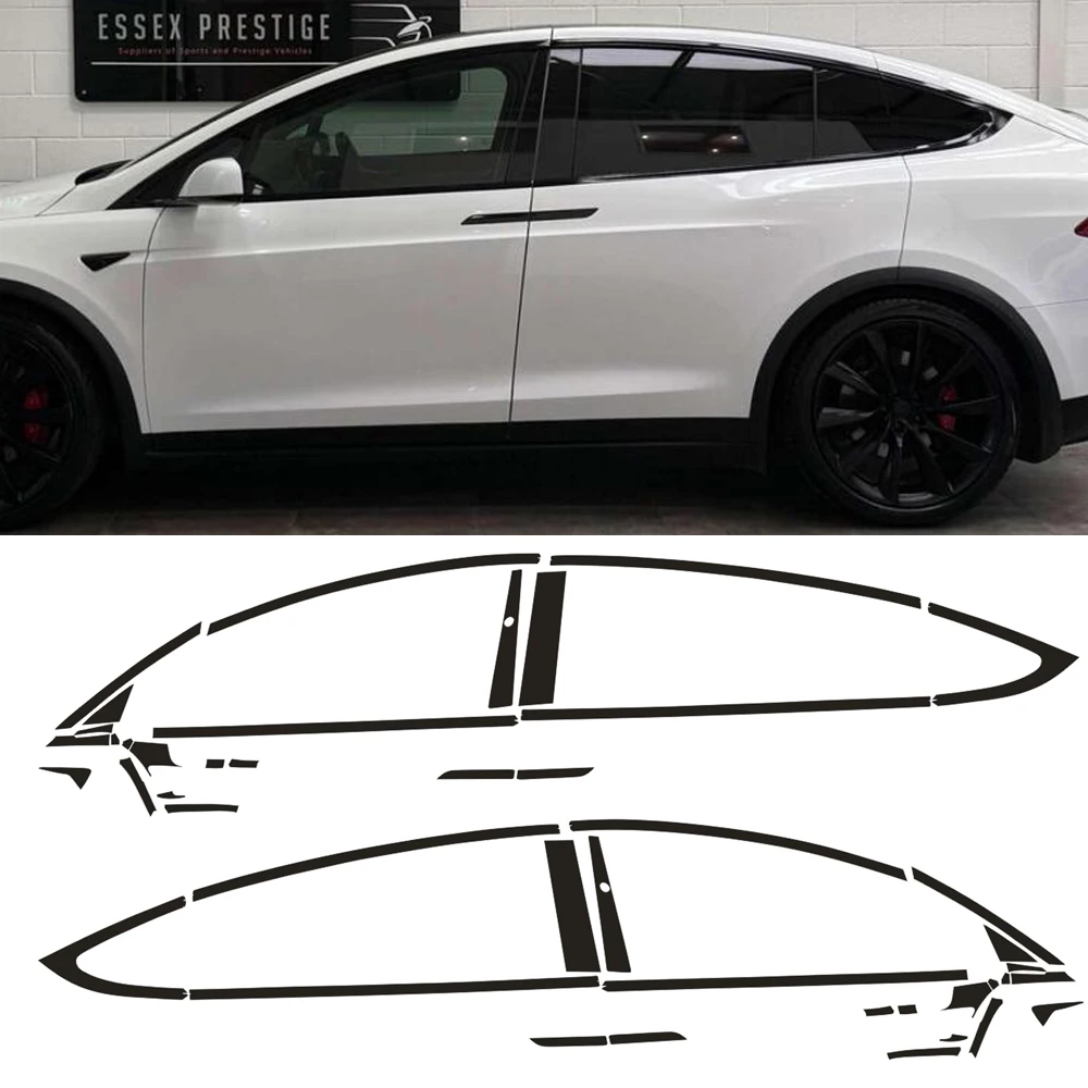 Exterior Window Trim Chrome Delete protective Film for Tesla Model X 2016-2020 Glossy/Matte Black Sticker
Exterior Window Trim Chrome Delete protective Film for Tesla Model X 2016-2020 Glossy/Matte Black Sticker