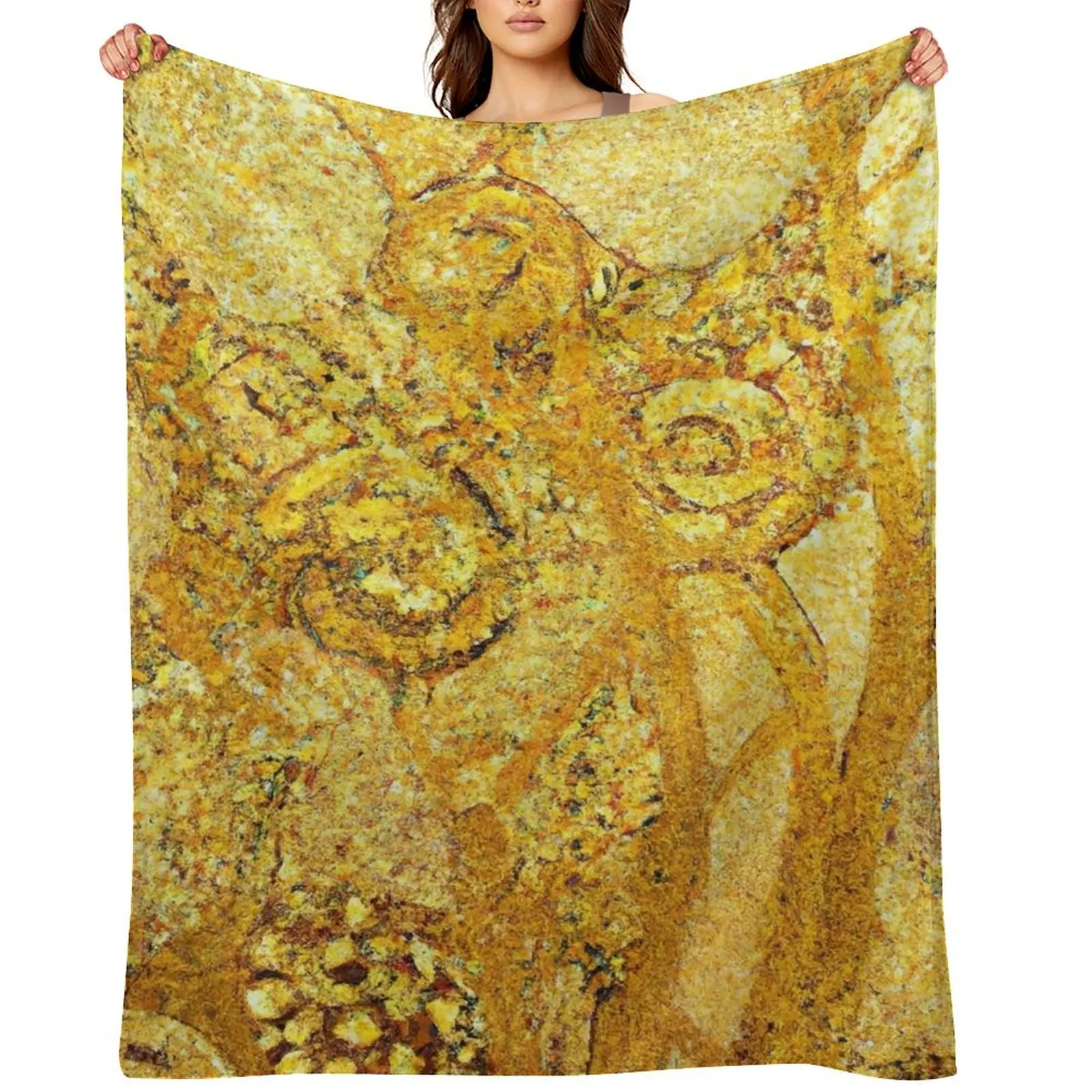 Gustav Klimt Gold Floral Throw Blanket Shaggy Single Bed linens Decorative Beds Blankets
Gustav Klimt Gold Floral Throw Blanket Shaggy Single Bed linens Decorative Beds Blankets