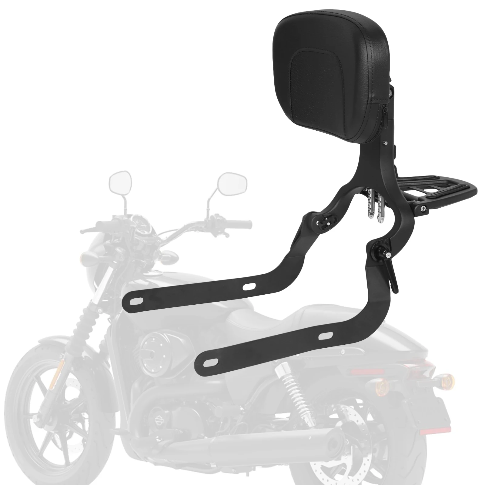Motorcycle Passenger Sissy Bar Backrest Multi-Purpose Back Cushion Pad Rider Backrest for Harley 14-22 Street750/500 XG750/500
Motorcycle Passenger Sissy Bar Backrest Multi-Purpose Back Cushion Pad Rider Backrest for Harley 14-22 Street750/500 XG750/500