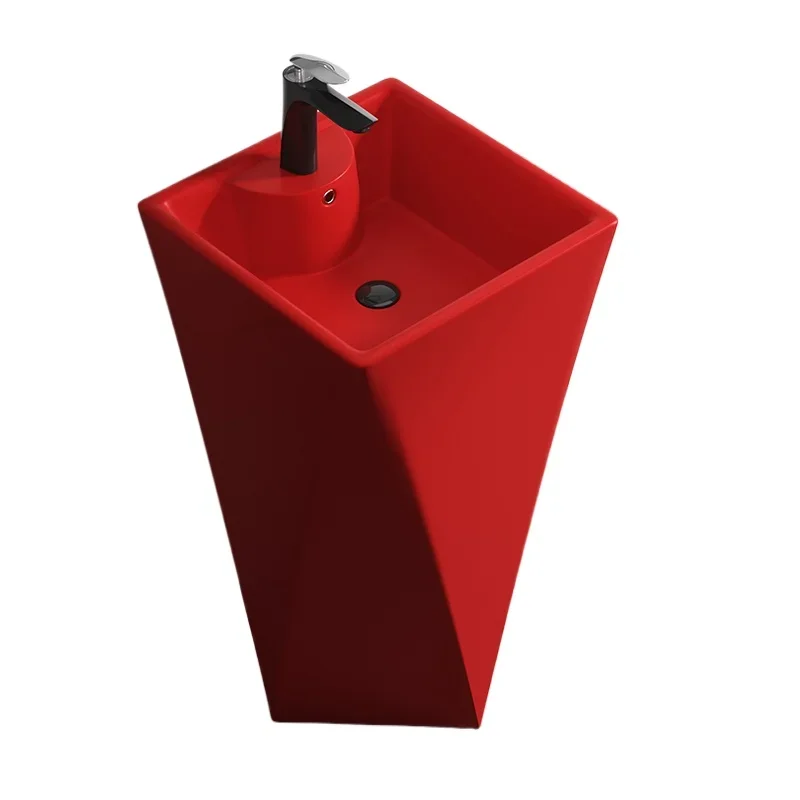 Prismatic column basin Matte one-piece basin Color one-piece ceramic Bed and breakfast face
Prismatic column basin Matte one-piece basin Color one-piece ceramic Bed and breakfast face