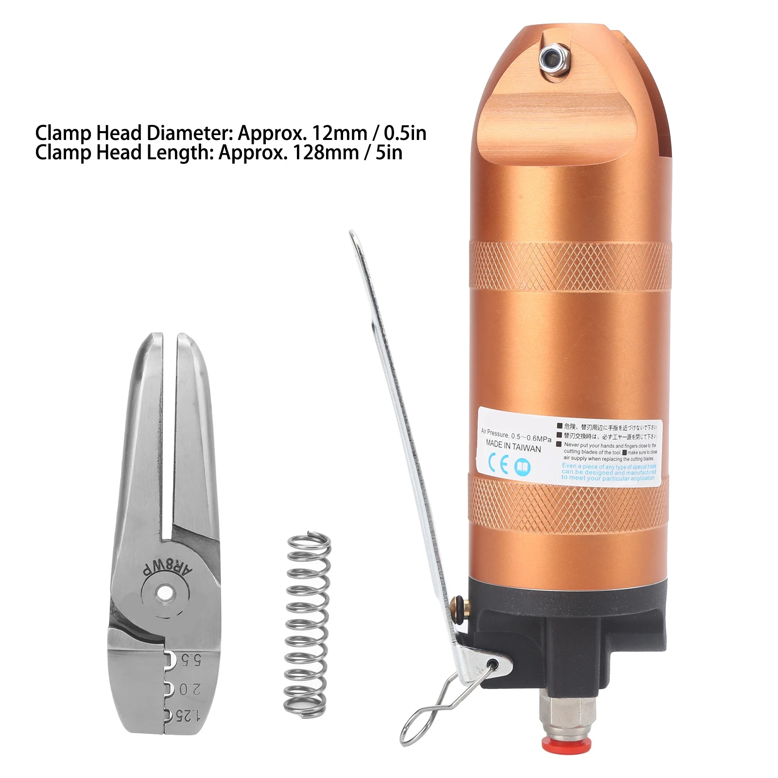 Iron Wire Pneumatic Scissors Pneumatic Crimping Plier KP‑774 Alloy Steel 3-Port Air Nipper for Cutting Copper Iron Wire
Iron Wire Pneumatic Scissors Pneumatic Crimping Plier KP‑774 Alloy Steel 3-Port Air Nipper for Cutting Copper Iron Wire