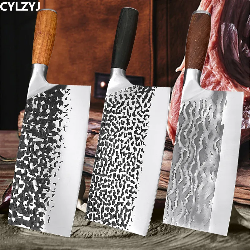 Professional Chinese Kitchen Chef Knife Forged Knife Meat Fish Slicing Vegetables Cutter Stainless Steel Butcher Cleaver Knife
Professional Chinese Kitchen Chef Knife Forged Knife Meat Fish Slicing Vegetables Cutter Stainless Steel Butcher Cleaver Knife