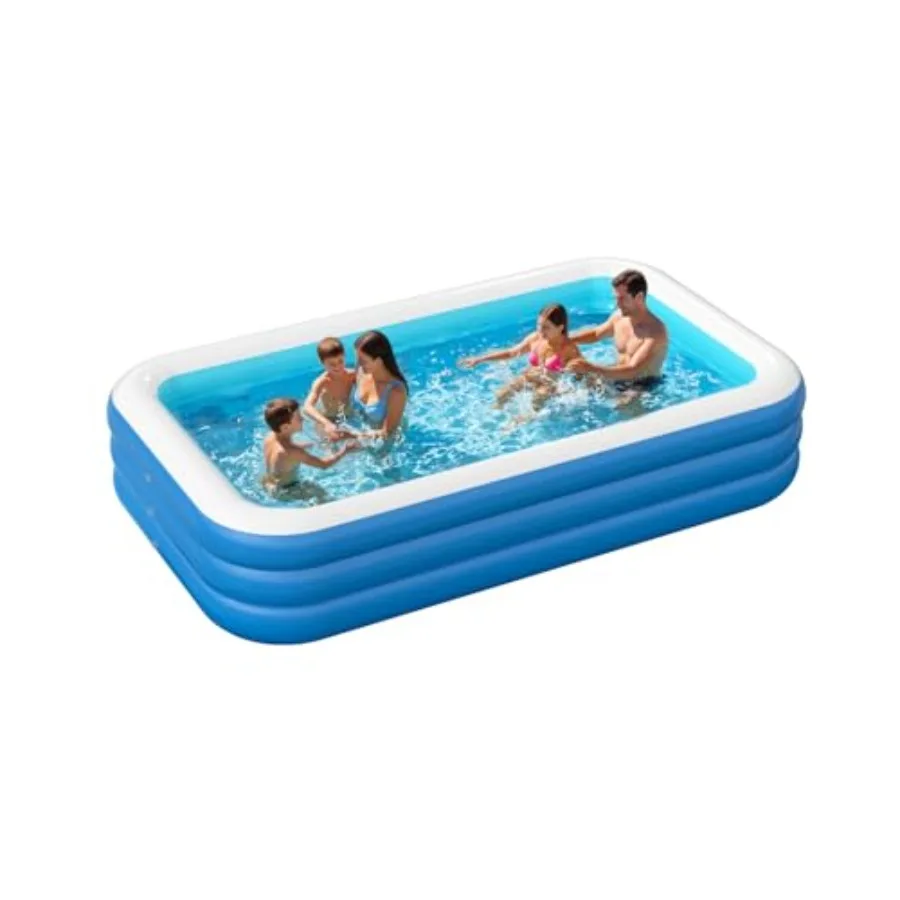 Inflatable Pool for Adults, 115'' x 68'' x 22'' Large Inflatable Pool for Adults, Blow up Pools, Rectangular Family Swimming Po
Inflatable Pool for Adults, 115'' x 68'' x 22'' Large Inflatable Pool for Adults, Blow up Pools, Rectangular Family Swimming Po