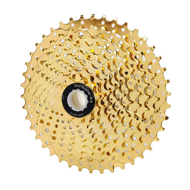 Sunshine Good Quality Ultralight MTB 10 Speed Cassette 36T 42T Gold Bicycle Freewheel Compatible with
Sunshine Good Quality Ultralight MTB 10 Speed Cassette 36T 42T Gold Bicycle Freewheel Compatible with