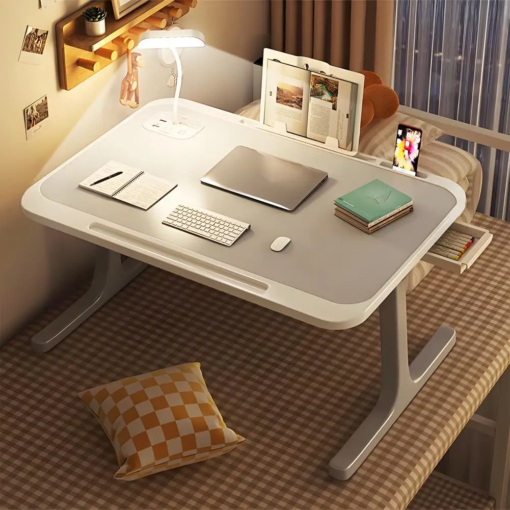 Laptop Bed Tray Table Storage Drawer Lap Desk With Night Lamp Phone Charging Function Foldable Laptop Bed Desk Home Products
Laptop Bed Tray Table Storage Drawer Lap Desk With Night Lamp Phone Charging Function Foldable Laptop Bed Desk Home Products