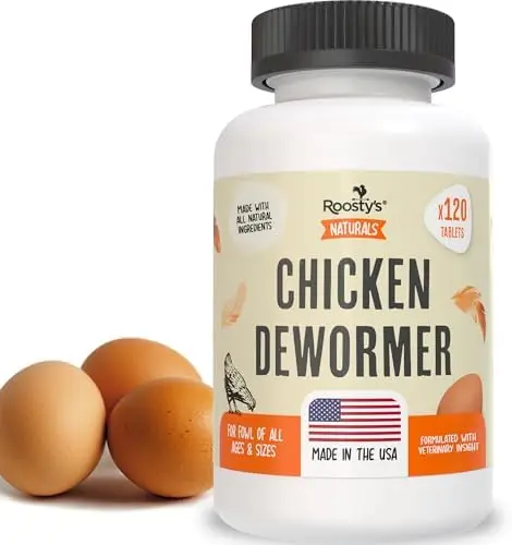 Roosty's Naturals Chicken De-Wormer – 120 Count, All-Natural, USA-Made Poultry Wormer
Roosty's Naturals Chicken De-Wormer – 120 Count, All-Natural, USA-Made Poultry Wormer