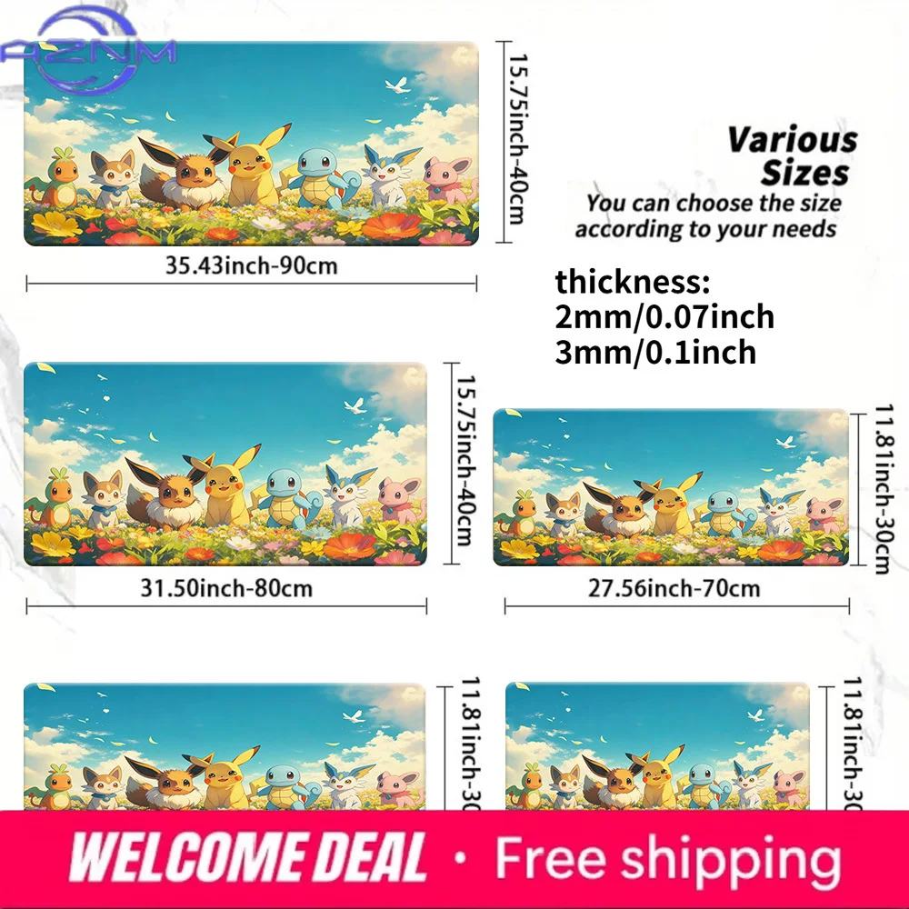 Sunny Flower Field Pokemon Friends TCG Playmat Non-Slip Gaming Mouse Pad
Sunny Flower Field Pokemon Friends TCG Playmat Non-Slip Gaming Mouse Pad