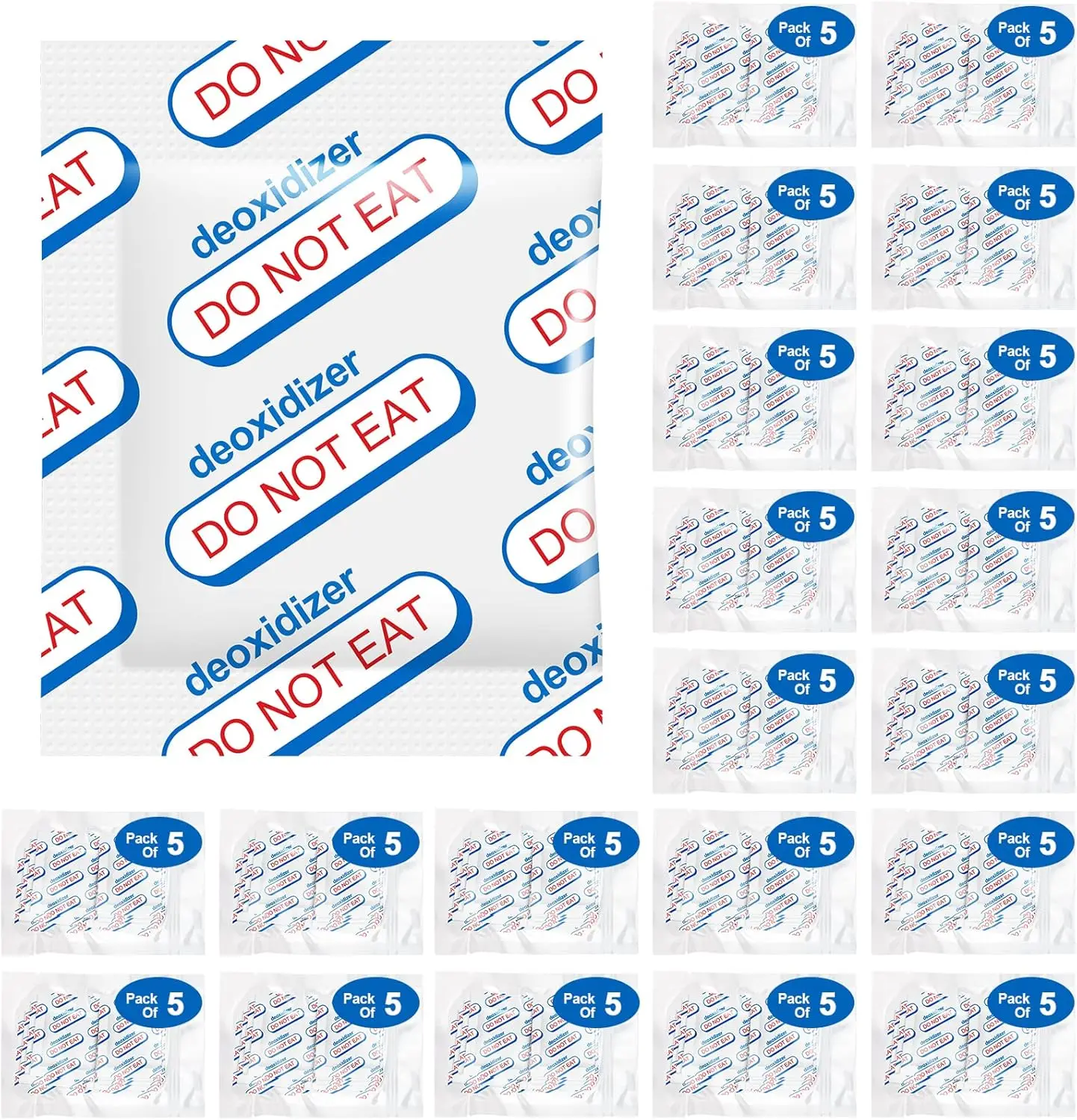 400cc Oxygen Absorbers for Food Storage - 100 Count - Long Term Survival, Mylar Bags, Canning, Freeze Dried Foods
400cc Oxygen Absorbers for Food Storage - 100 Count - Long Term Survival, Mylar Bags, Canning, Freeze Dried Foods