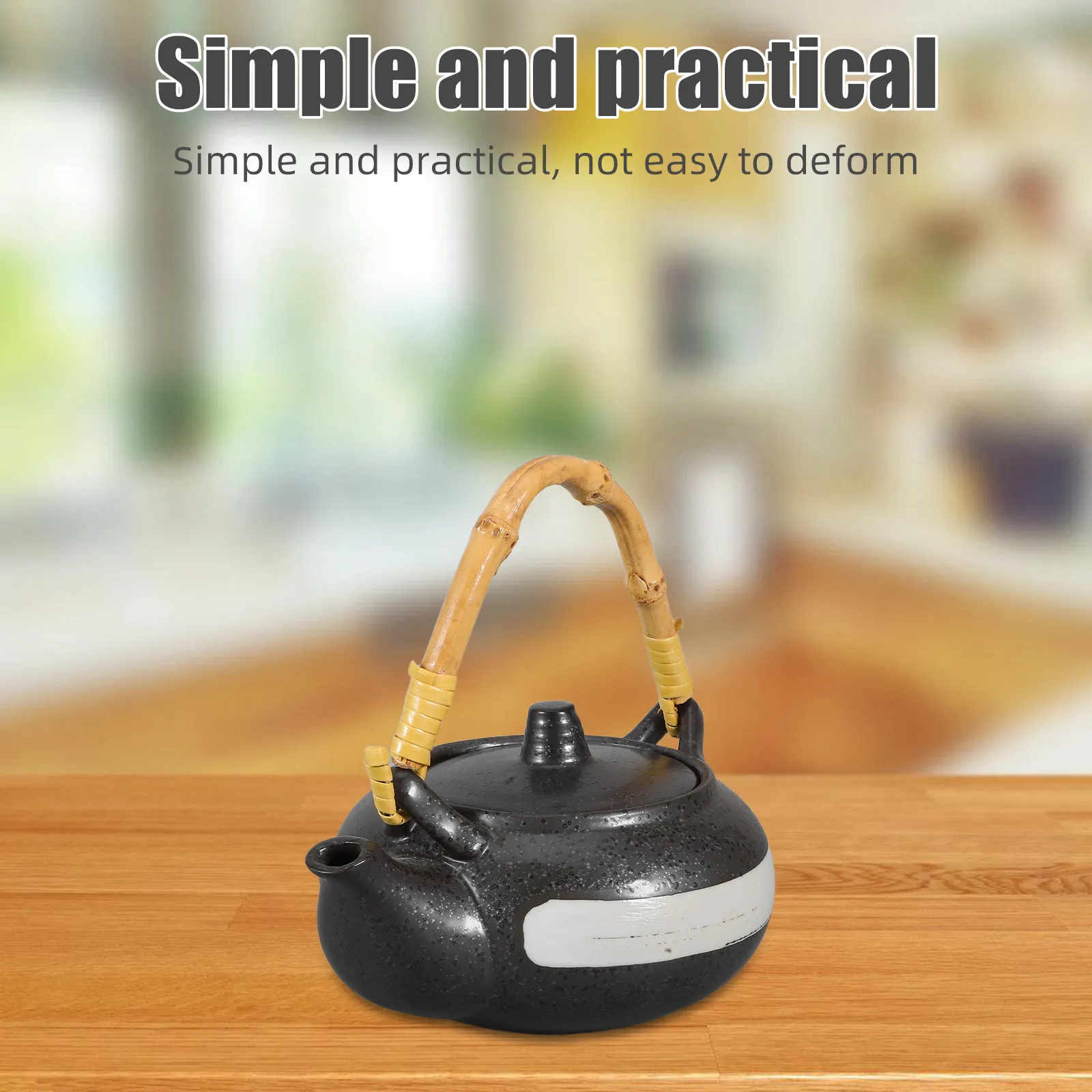 Traditional Porcelain Teapot Retro Japanese Style Ceramic Tea Pot Ergonomic Grip Precise Spout for Home Business Portable Tea
Traditional Porcelain Teapot Retro Japanese Style Ceramic Tea Pot Ergonomic Grip Precise Spout for Home Business Portable Tea