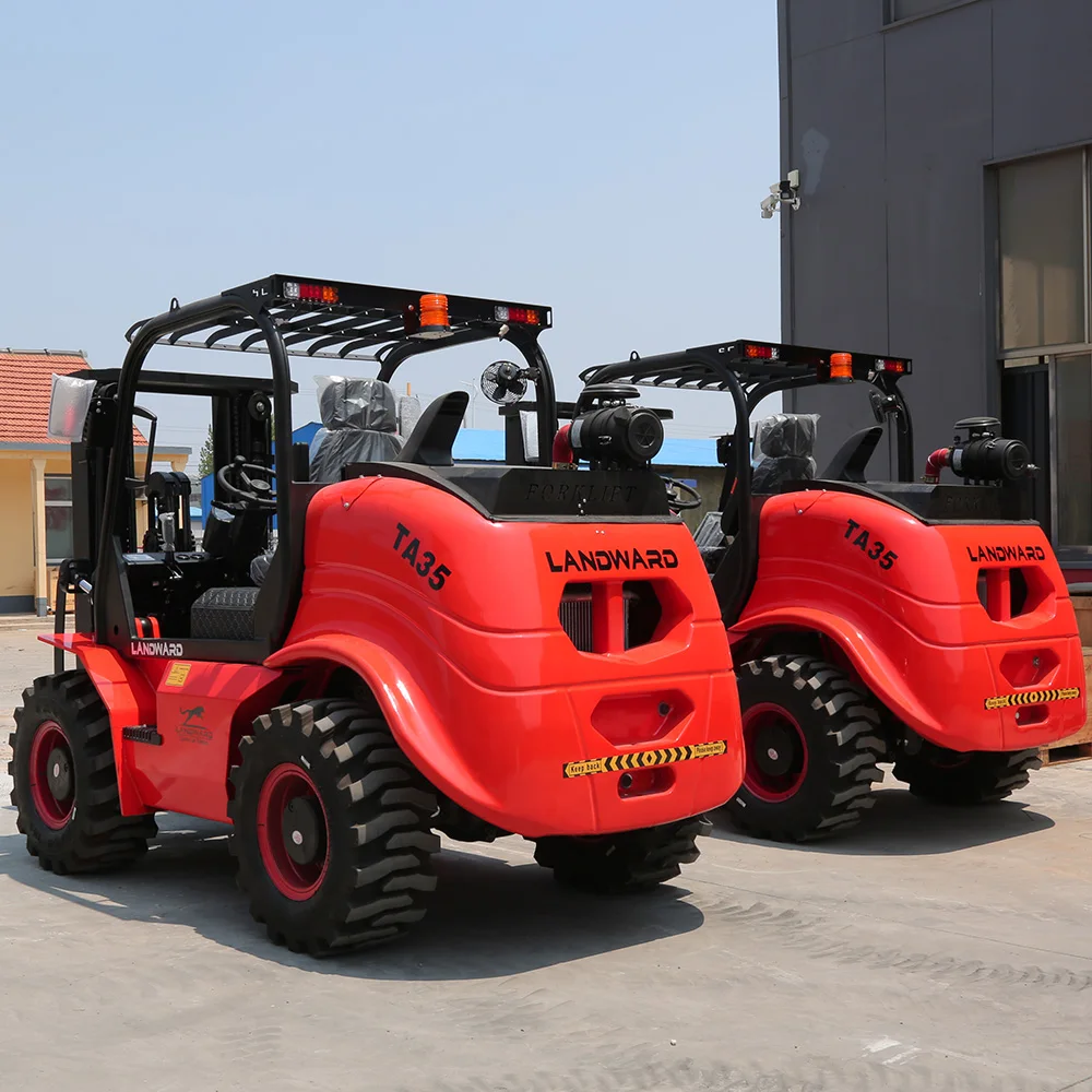 Made In China All Terrain 4Ton Hydraulic Lift Forklift Small 4WD Forklift High Quality Diesel Power Off-Road Forklift Customized
Made In China All Terrain 4Ton Hydraulic Lift Forklift Small 4WD Forklift High Quality Diesel Power Off-Road Forklift Customized