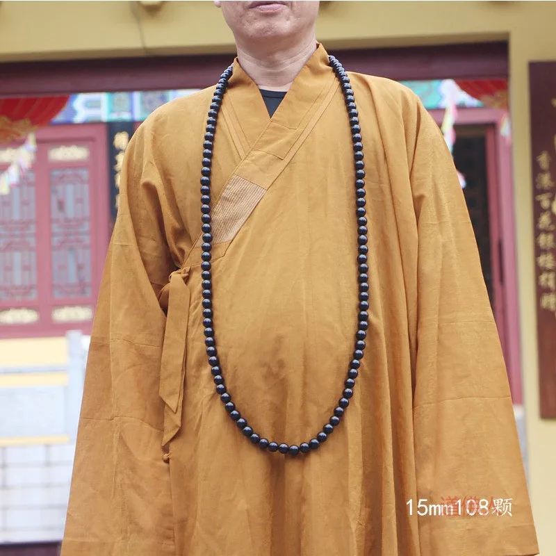 Large 15mm 108 Beads Ebony Purple Sandalwood Prayer Mala Bracelet Necklace for Meditation and Blessings Gifts
Large 15mm 108 Beads Ebony Purple Sandalwood Prayer Mala Bracelet Necklace for Meditation and Blessings Gifts