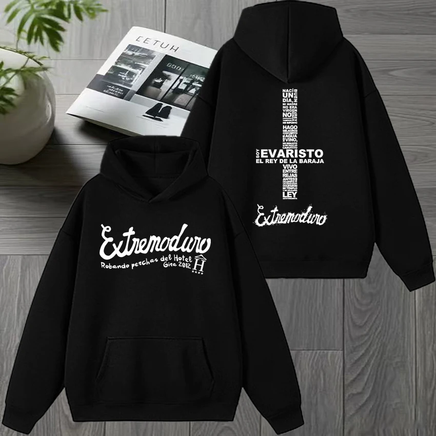 Hot Rock Band Extremoduro Tour Album 2026 Double Sided printed Winter streetwear Men women Fleece pullover Unisex Casual Hoodie
Hot Rock Band Extremoduro Tour Album 2026 Double Sided printed Winter streetwear Men women Fleece pullover Unisex Casual Hoodie
