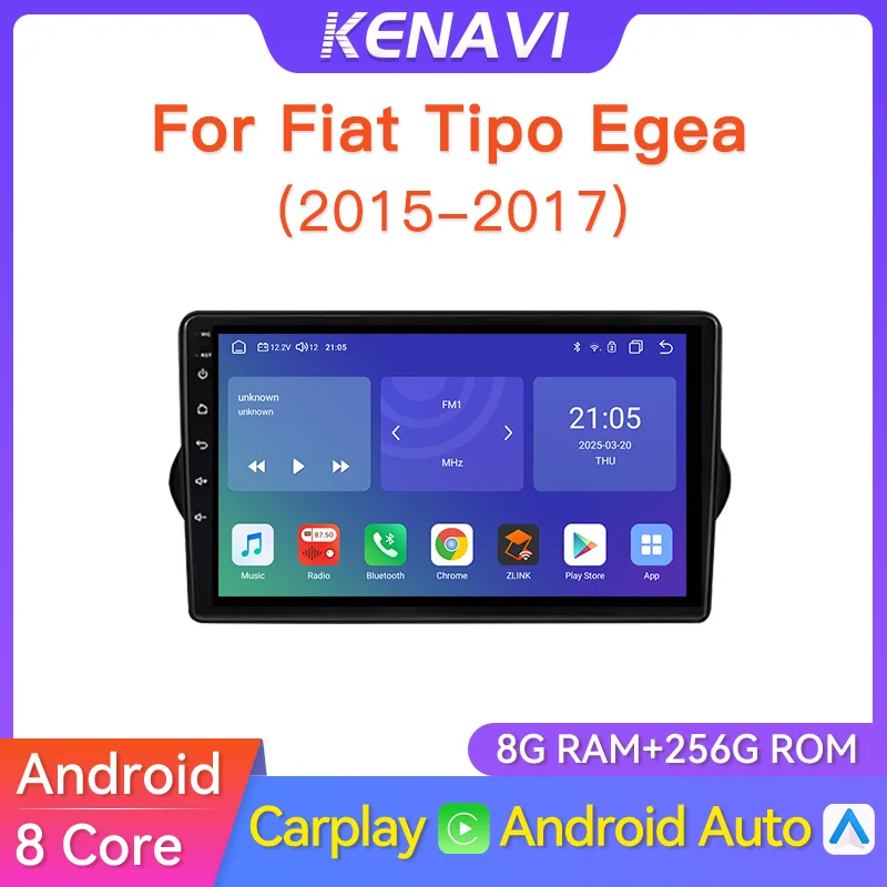 Автомобильная стереосистема 2 Din Android для Fiat Tipo Egea 2015–2017 Lntelligent Center Мультимедийный видеоплеер Навигация GPS Carplay Android Авто головное устройство с экраном без DVD
Автомобильная стереосистема 2 Din Android для Fiat Tipo Egea 2015–2017 Lntelligent Center Мультимедийный видеоплеер Навигация GPS Carplay Android Авто головное устройство с экраном без DVD