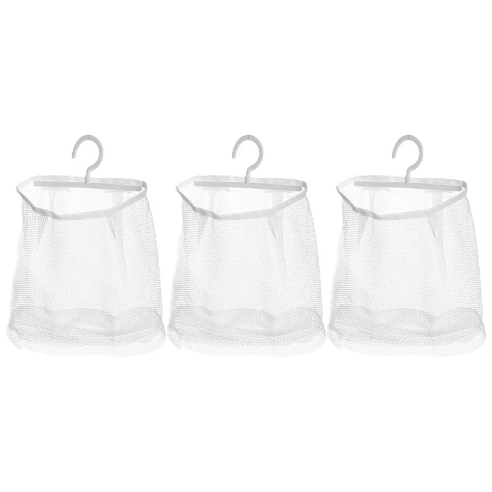 3pcs Home Storage Bag Hanging Mesh Hamper Bathroom Net Polyester Toy Organizer Bag Large Capacity Breathable Material Wall
3pcs Home Storage Bag Hanging Mesh Hamper Bathroom Net Polyester Toy Organizer Bag Large Capacity Breathable Material Wall